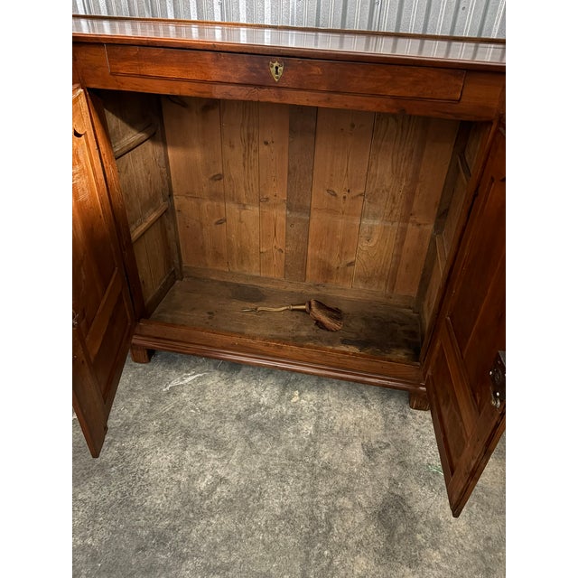 Country French Oak Enfilade With Three Drawers & Three Cabinet Doors, 18th Century For Sale - Image 12 of 12