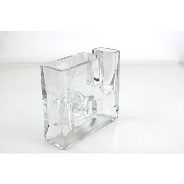 Glass Vase by C. J. Riedel for Riedel, 1970s For Sale - Image 7 of 7