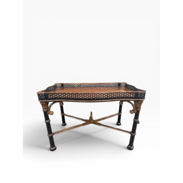 Wood e.j. Victor Regency-Style Tray Table For Sale - Image 7 of 16