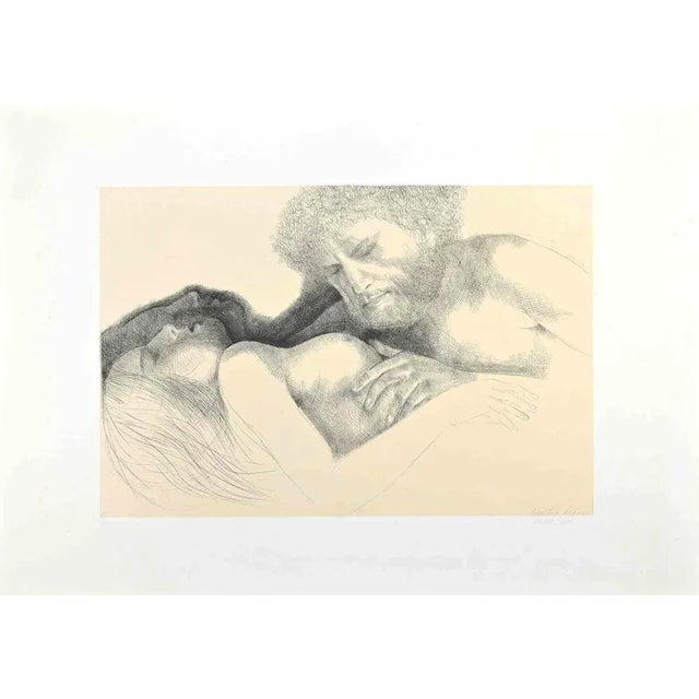 Emilio Greco, Return of Ulysses, Original Etching, 1970 For Sale - Image 3 of 3