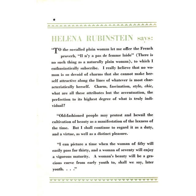 1930s "The Art of Feminine Beauty" 1930 Rubinstein, Helena For Sale - Image 5 of 18
