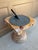 Late 20th Century Late 20th Century Iron Verdigris Sundial on Neoclassical Carved Wooden Columnar Pedestal Stand For Sale - Image 5 of 12