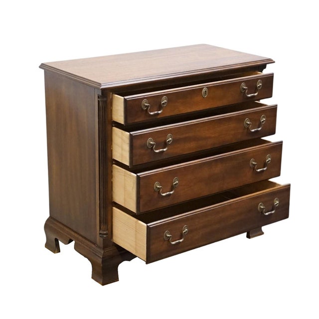 Late 20th Century Altavista Lane Traditional Style Solid Cherry 34" Gentleman's Chest / Nightstand 6326-83 For Sale - Image 5 of 13