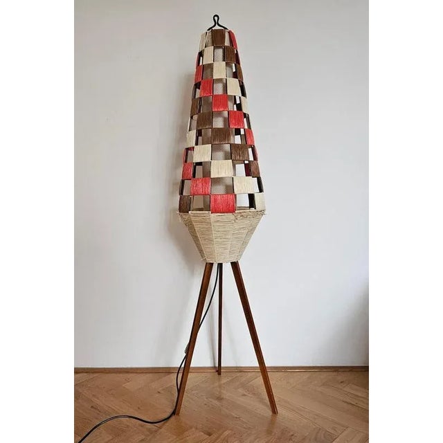 1960s Mid-Century Rocket Tripod Floor Lamp, Germany, 1960s For Sale - Image 5 of 13