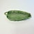 1990s Vintage Boho Chic Portuguese Bordallo Pinheiro Trompe L’Oeil Banana Leaf Serving Dish For Sale - Image 6 of 16