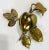 Charming vintage solid brass treasure box with fruit motif featuring leaf stemmed legs. Perfect for jewelry, stones or...