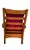 Stickley Mission Collection Oak & Velvet Bow Arm Lounge Chair (Model 89-2590) For Sale - Image 10 of 16