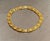 1970s-80s disco-style gold tone collar necklace. Excellent condition.
