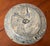 Metal S/6 Vintage Mackenzie Childs Enamel Marble Patterned Chargers/Dinner Plates For Sale - Image 7 of 7