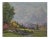 H. Mentzel "Idyllic Pastel Landscape" Realist Oil Painting For Sale