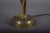 Gold Art Deco Gilt Brass Sculpted Crane Table Lamp with Frosted Glass Shade, Europe, 1930s For Sale - Image 8 of 9