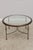 Glass Oval Glass Top Decorator Coffee Cocktail Table For Sale - Image 7 of 15