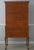 New England Queen Anne Style Cherry Finish Tall Highboy For Sale - Image 15 of 15