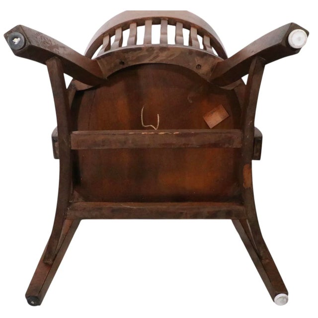 Set of Six Vintage Bank of England Jury Chairs C. 1910/40's For Sale - Image 14 of 18