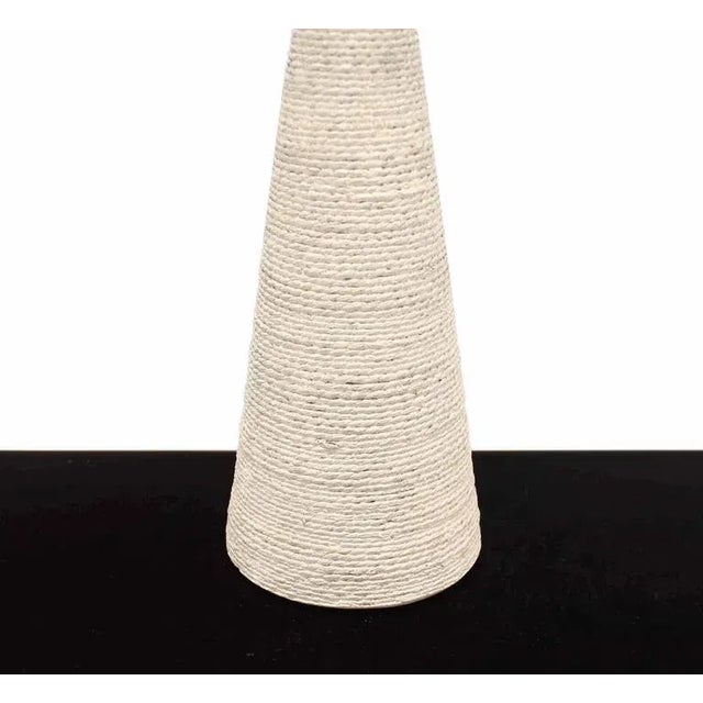 Mid-Century Modern Mid-Century Modern Pottery and Walnut Table Lamp For Sale - Image 3 of 7