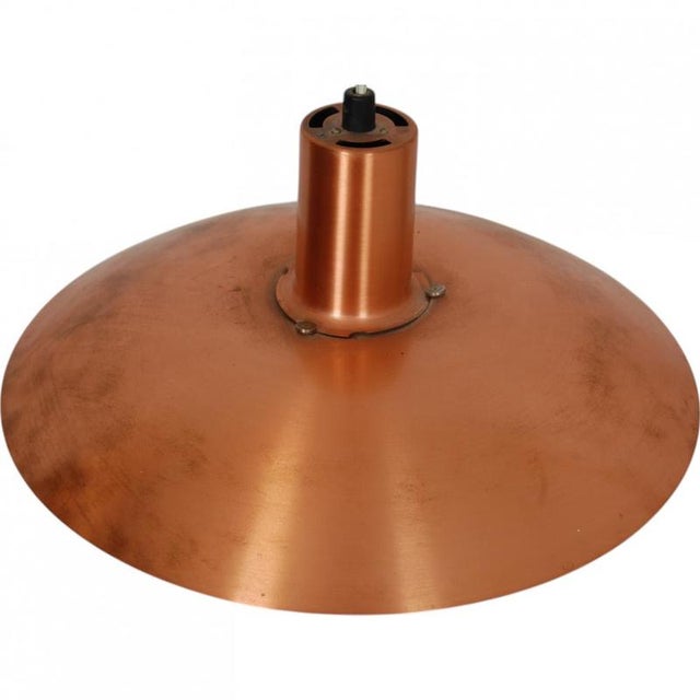 Vintage PH 4/4 Copper Pendant Light by Poul Henningsen, 1970s For Sale - Image 4 of 11