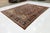 Persian Vintage Persian Mahal Hand-Knotted Wool Area Rug - Floral in Rust For Sale - Image 3 of 10