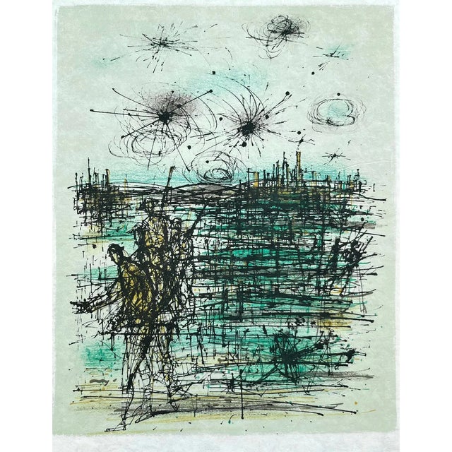 Artist: Jean Carzou Country: France Title: L’adieu Aux Armes – 15 Medium: Original Lithograph Marks: Not signed, not...