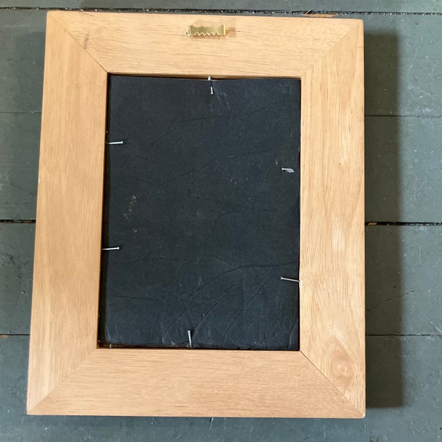 Abstract Contemporary Original Wayne Cunningham Abstract Marker Drawing Vintage Frame For Sale - Image 3 of 3