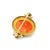 Orange Late 19th Century Victorian Hand-Carved Mediterranean Coral Cameo Brooch in 14k Gold With Seed Pearls For Sale - Image 8 of 13