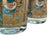 Mid 20th Century Scandinavian Teal and Gold Glass Tumblers, Set of 8 For Sale In Tampa - Image 6 of 6