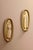Mid-Century Swedish Oval Brass Sconces, Set of 2 For Sale - Image 5 of 10