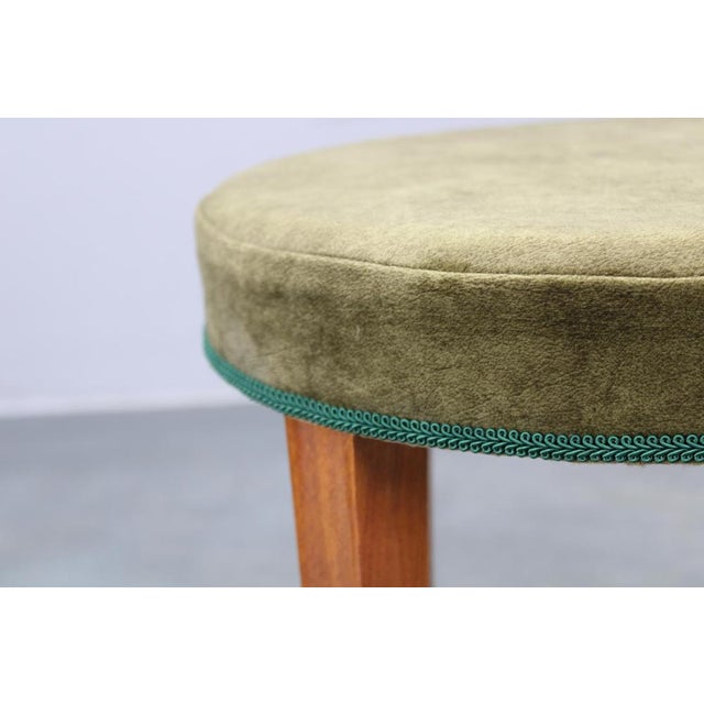 Wood Art Deco Stools, Czechoslovakia, 1940s, Set of 2 For Sale - Image 7 of 10