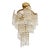 1960s French Style Custom Designed Crystal Waterfall Flush Mount Chandelier – 1 Light For Sale