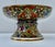 Red Vtg. Thia Benjarong Enamel Painted Ceramic Bowl W/Brass Rim For Sale - Image 8 of 18