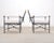 Pair of Mario Papperzini Amalfi Iron Lounge Chairs and Ottomans For Sale In Sacramento - Image 6 of 18