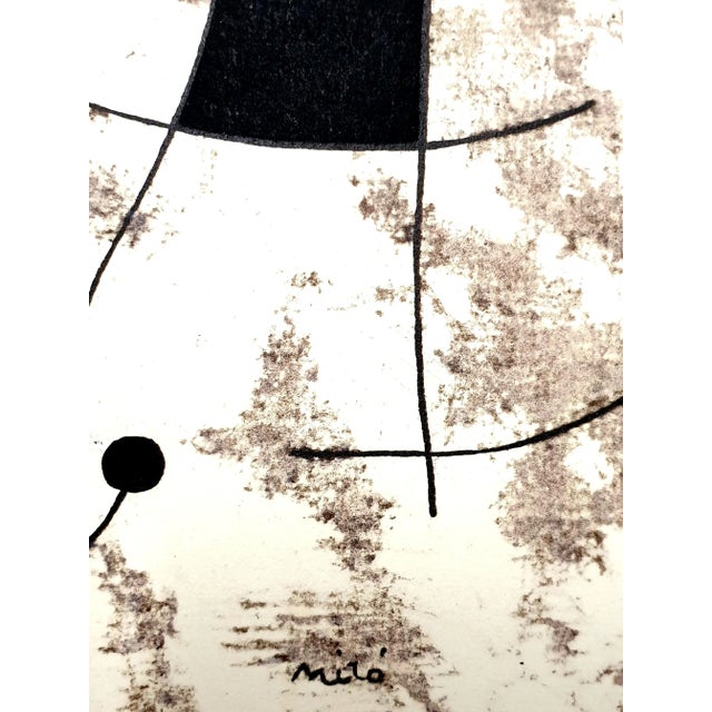 Joan Miro - Moon and Sun - Pochoir From the literary review ''XXe Siècle'' 1957 Dimensions: 32 x 24 cm Publisher: G. di...