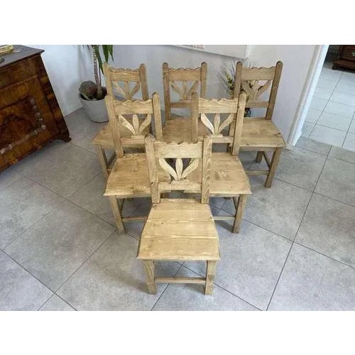 Spruce Dining Chairs, Set of 6 For Sale - Image 10 of 12