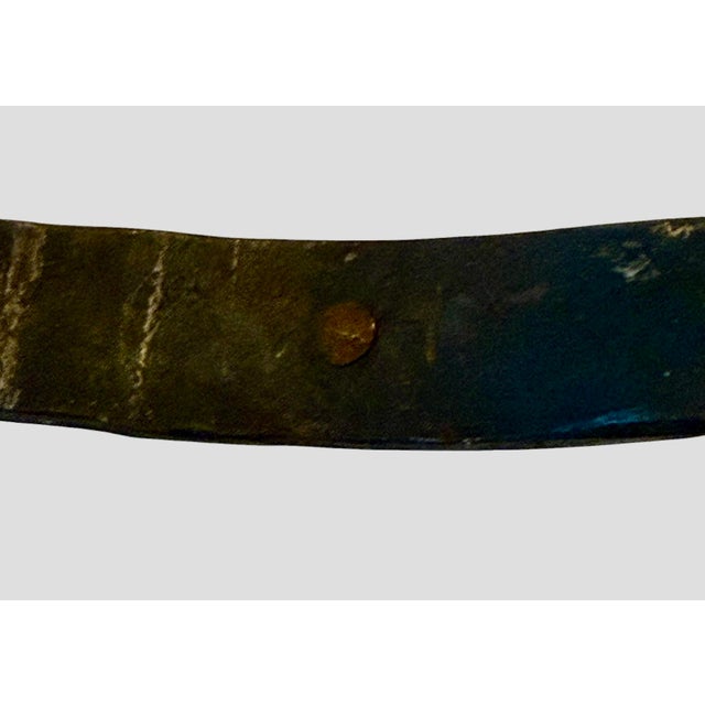Metal Late 18th Century American Colonial Hand-Forged Wrought Iron Rotary Toaster For Sale - Image 7 of 12