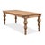 Farmhouse Dining Table in Reclaimed Pine with Turned Legs For Sale - Image 9 of 12