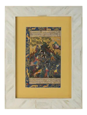 1950s Vintage Indian Mughal Miniature Painting
