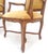 Pair of Carved French Style Mohair Fabric Carved Open Arm Lounge Chairs MINT!