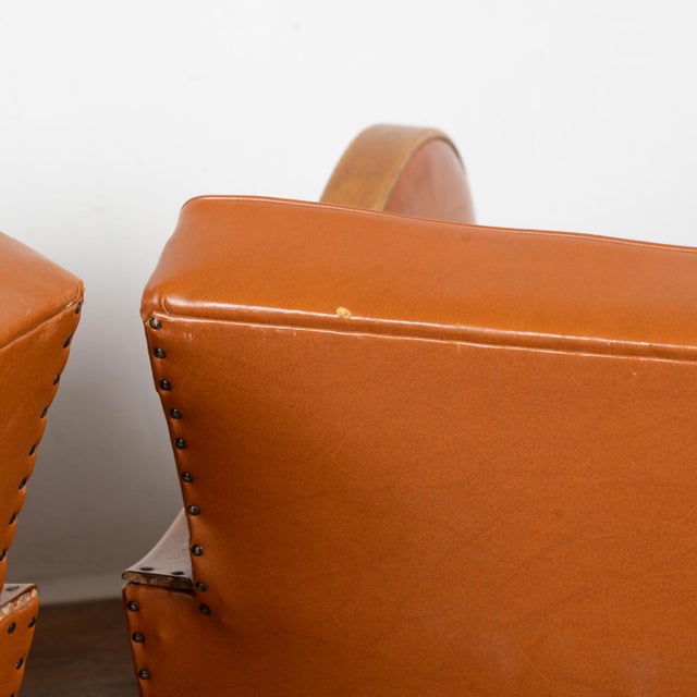 Pair of Mid Century Modern Danish Club Chairs For Sale - Image 9 of 13