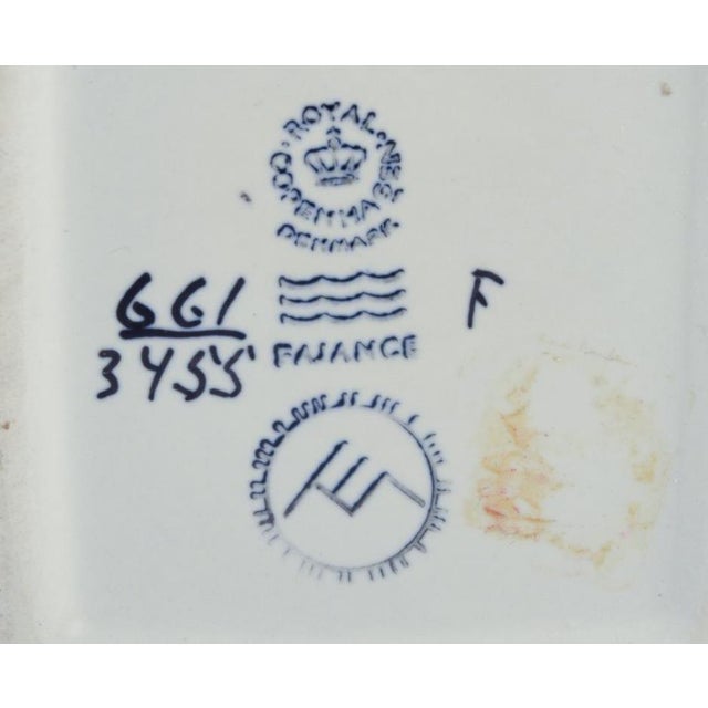 Square Baca Vase in Earthenware by Ellen Malmer for Royal Copenhagen, 1960s For Sale - Image 6 of 7