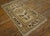 1970s 1970s Beige Medallion Vintage Chinese Tibetan Rug 3' 0" X 5' 6" Handknotted Wool Carpet For Sale - Image 5 of 11