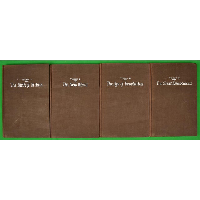 1950s "A History of the English-Speaking Peoples: 4 Volume Set" 1958 Churchill, Winston S For Sale - Image 5 of 12