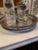 Vintage Round Gallery Silver Tray For Sale - Image 9 of 9