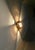 Glass Large German Wall Sconce Flush Mount by Koch & Lowy for Peill & Putzler For Sale - Image 7 of 8