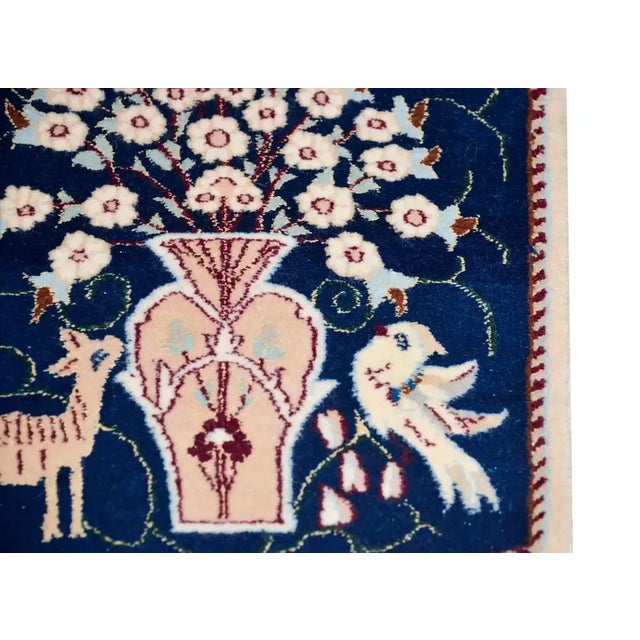 Mid 20th Century Vintage Pictorial Nain Rugs - a Pair For Sale - Image 5 of 13