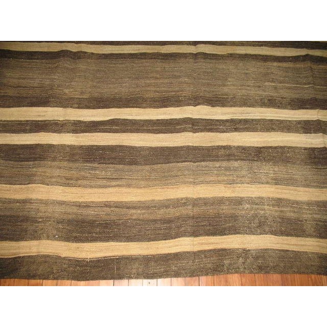 Zabihi Collection Vintage Turkish Kilim For Sale In New York - Image 6 of 6