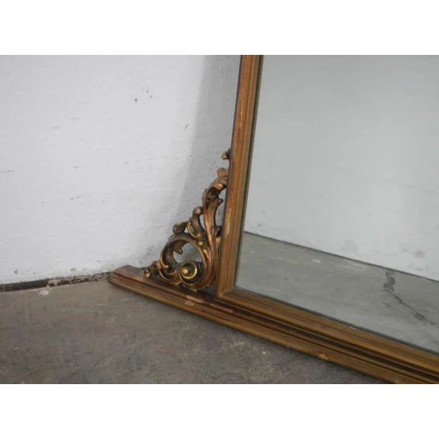 Mirror with Gilt Frame, 1940s For Sale - Image 11 of 13