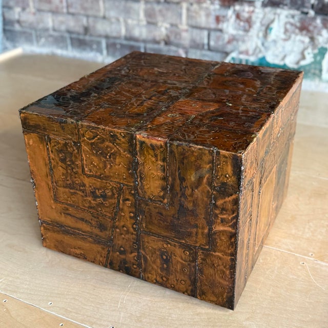 Paul Evans Copper Clad Backgammon Table Studio Made For Sale - Image 12 of 12