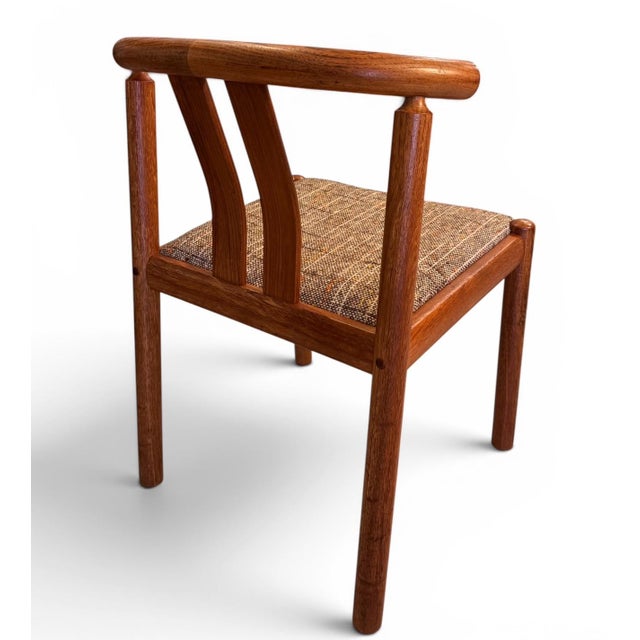 Brown Set of 6 Mid-Century Teak Dining Chairs by h.frydendal for Boltinge Stolefabrik, 1970, Set of 6 For Sale - Image 8 of 11