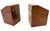A Very Good Quality, 18th Century, George III Period, Mahogany Pair Of Knife, Or Cutlery, Boxes Of Typical Shape with...