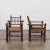 Mid 20th Century Charles Dudouyt Turned Walnut + Rush Seat Armchairs - a Pair For Sale - Image 12 of 12