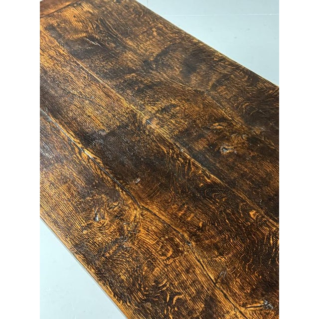 French Dining Table in Oak For Sale - Image 10 of 18